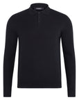 Longsleeve Polo-Shirt aus reinem Baumwollstrick